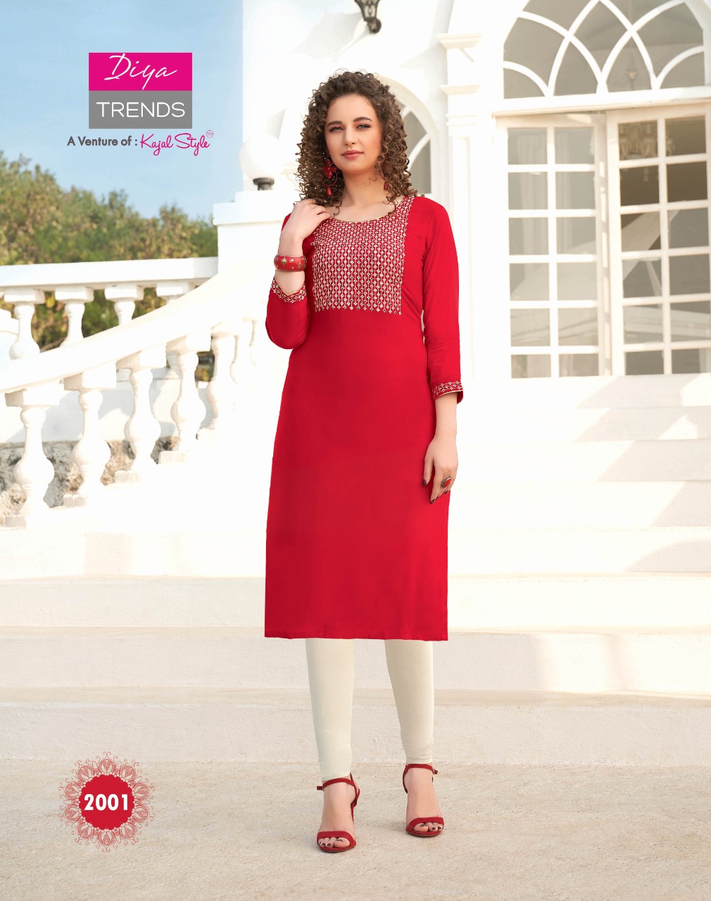 Diya Trendz Victoria Vol 2 Rayon Simple Style Fancy Kurti Collection