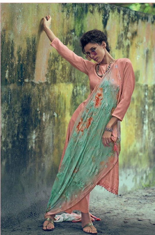 Nitara By Varsha Tussar Silk Embroidery Salwar Kameez Seller