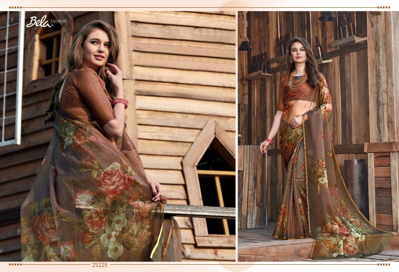 Veronica Vol 2 By Bela Organza Digital Printed Saree
