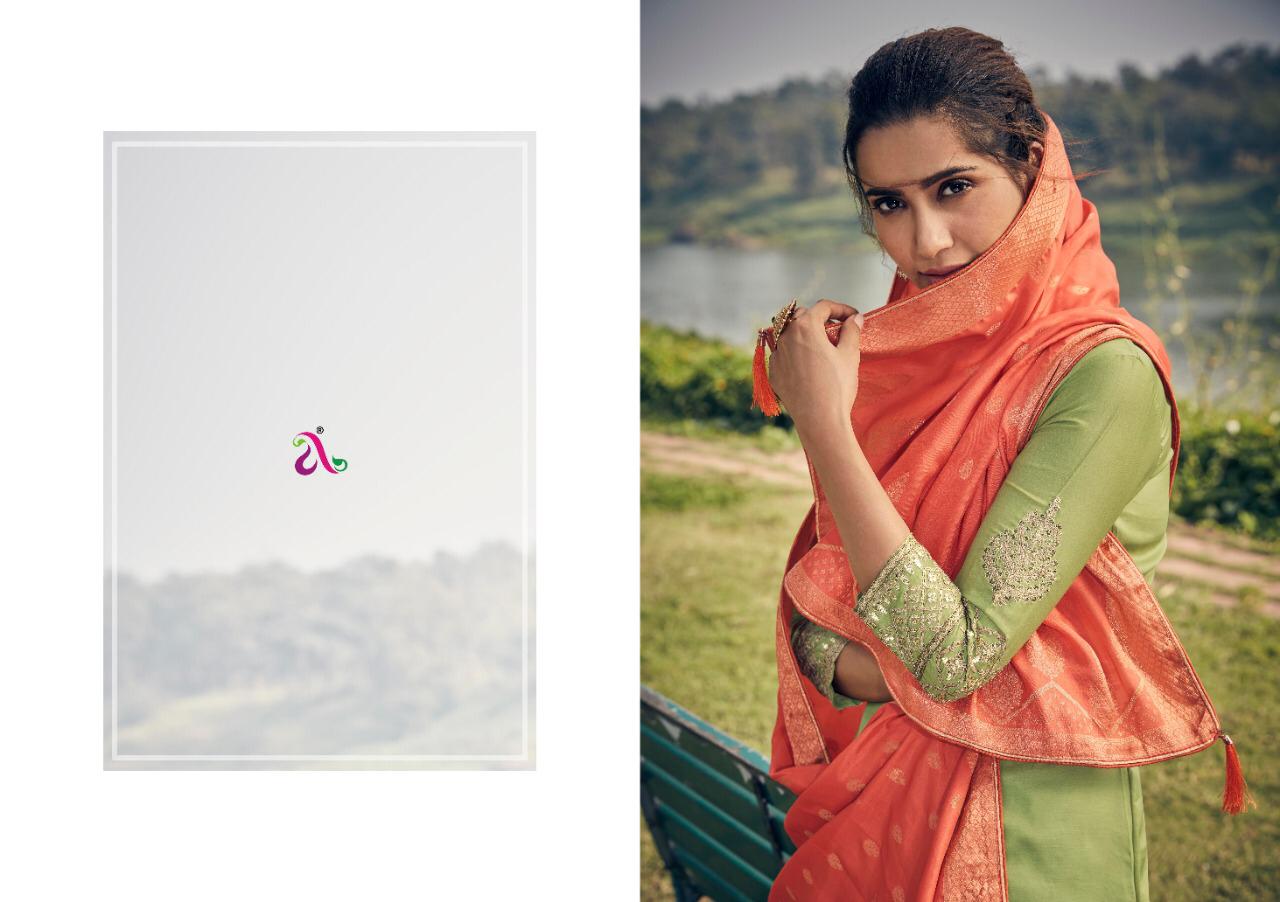Charissa By Angroop Plus Tussar Silk Party Wear Salwar Kameez