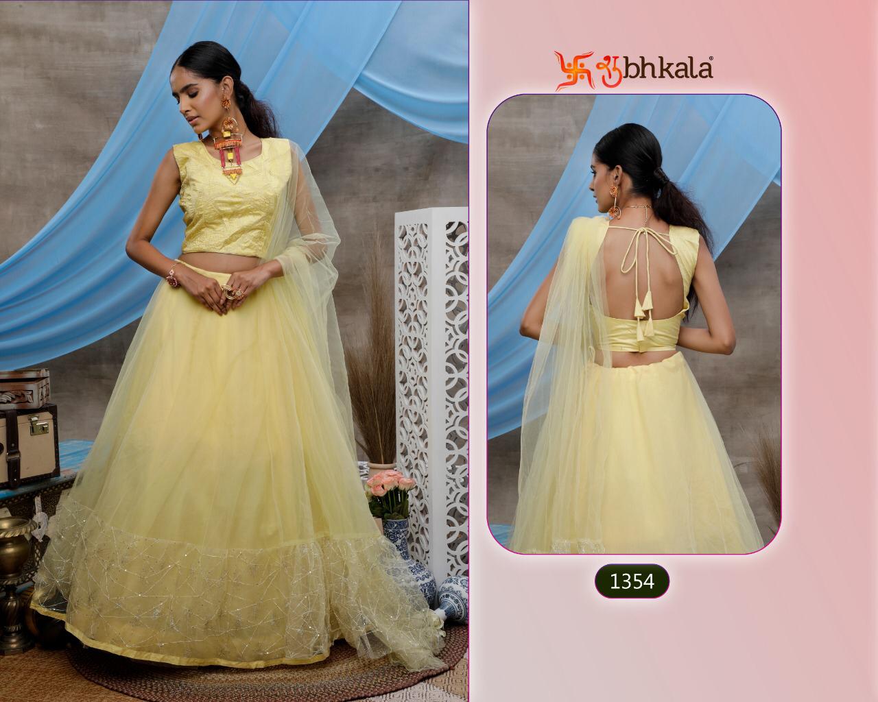 Khushboo Girly Vol 6 Designer 1351-1354 Series Soft Organza Net Lehenga Choli With Dupatta