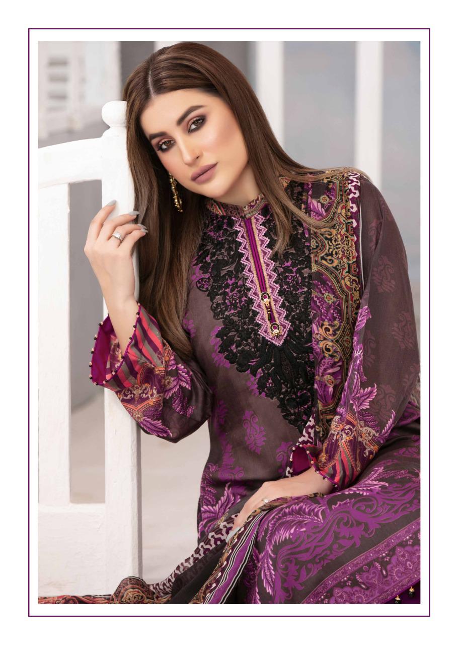 Keval Fab Alija B Vol 6 Series 6001-6006 Heavy Cotton Print Suits