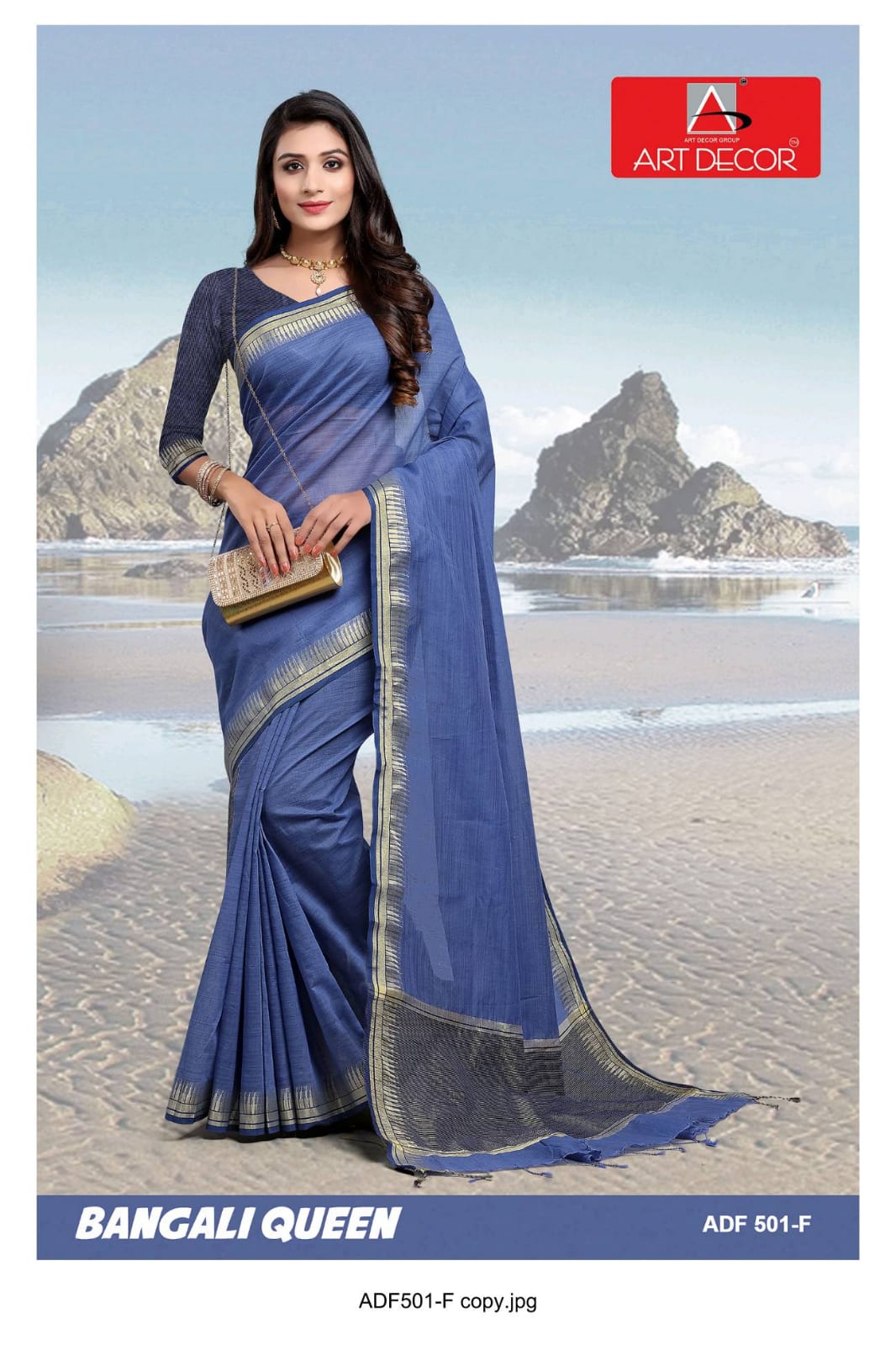 Bangali Queen By Art Decor Fashion Classy Look Cotton Saree