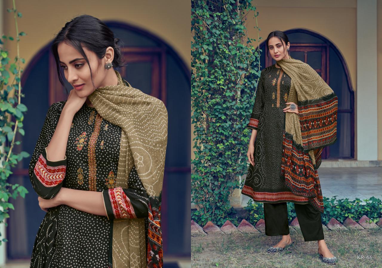 Varsha Fashion Kora Series 41-48 Pure Cotton Satin Print Salwar Suits