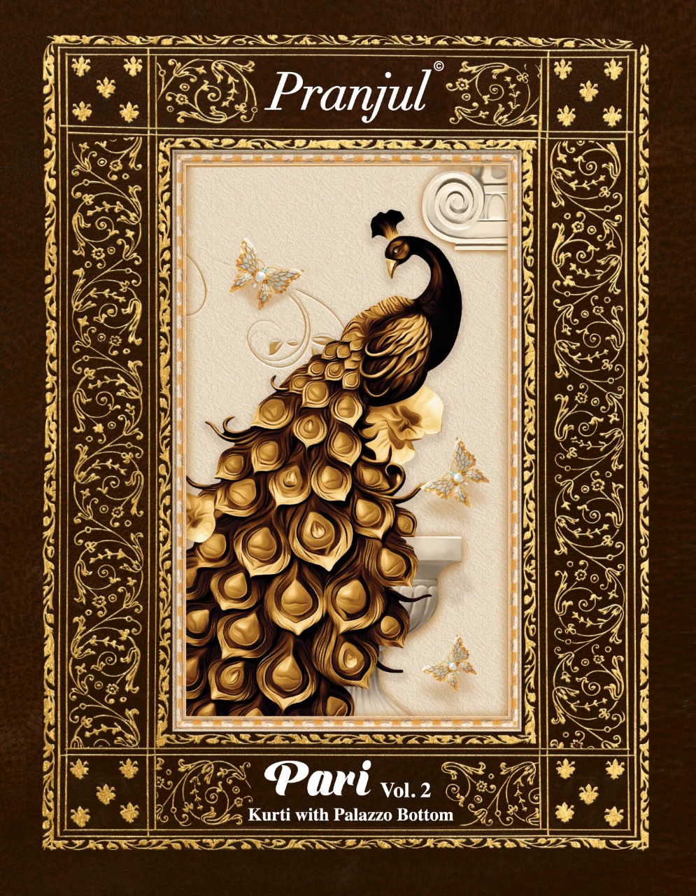 Pranjul Pari Vol 2 Series 1201-1220 Printed Pure Cotton Kurti With Plazo