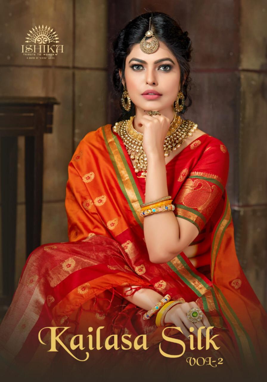 Ishika Kailasa Silk Vol 2 Series 1161-1168 Silk Traditional Wear Saree