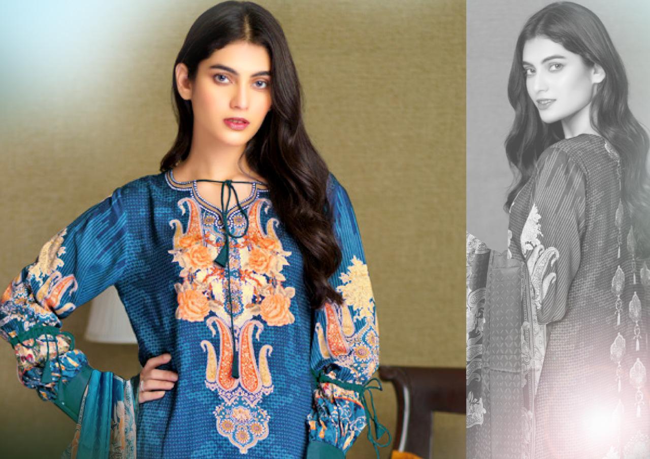 Sapphire Lawn Series 1001-1010 Pure Lawn Casual Wear Salwar Kameez