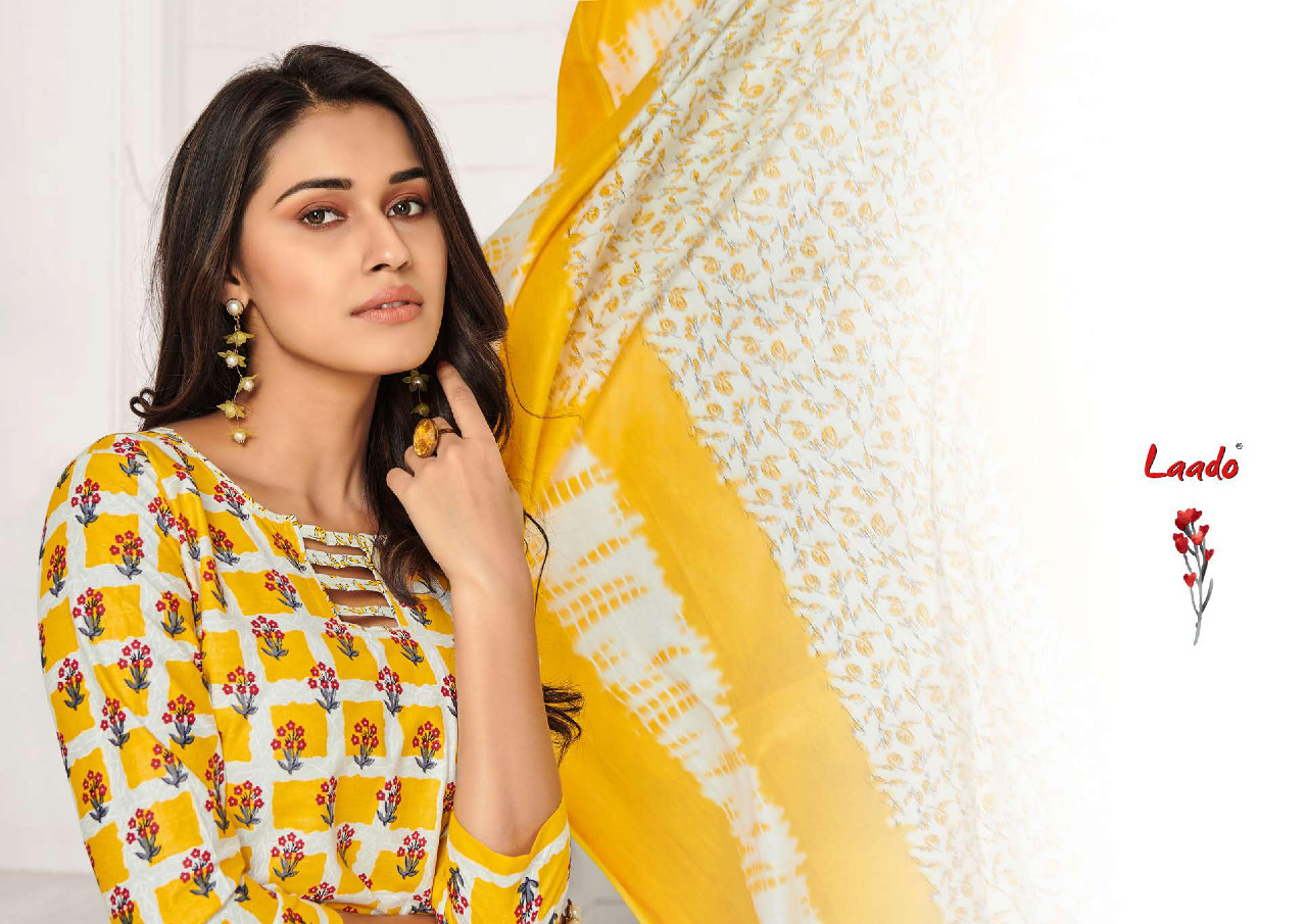Laado Print Vol 55 Series 5501-5520 Stylish Wear Printed Pure Cotton Suit
