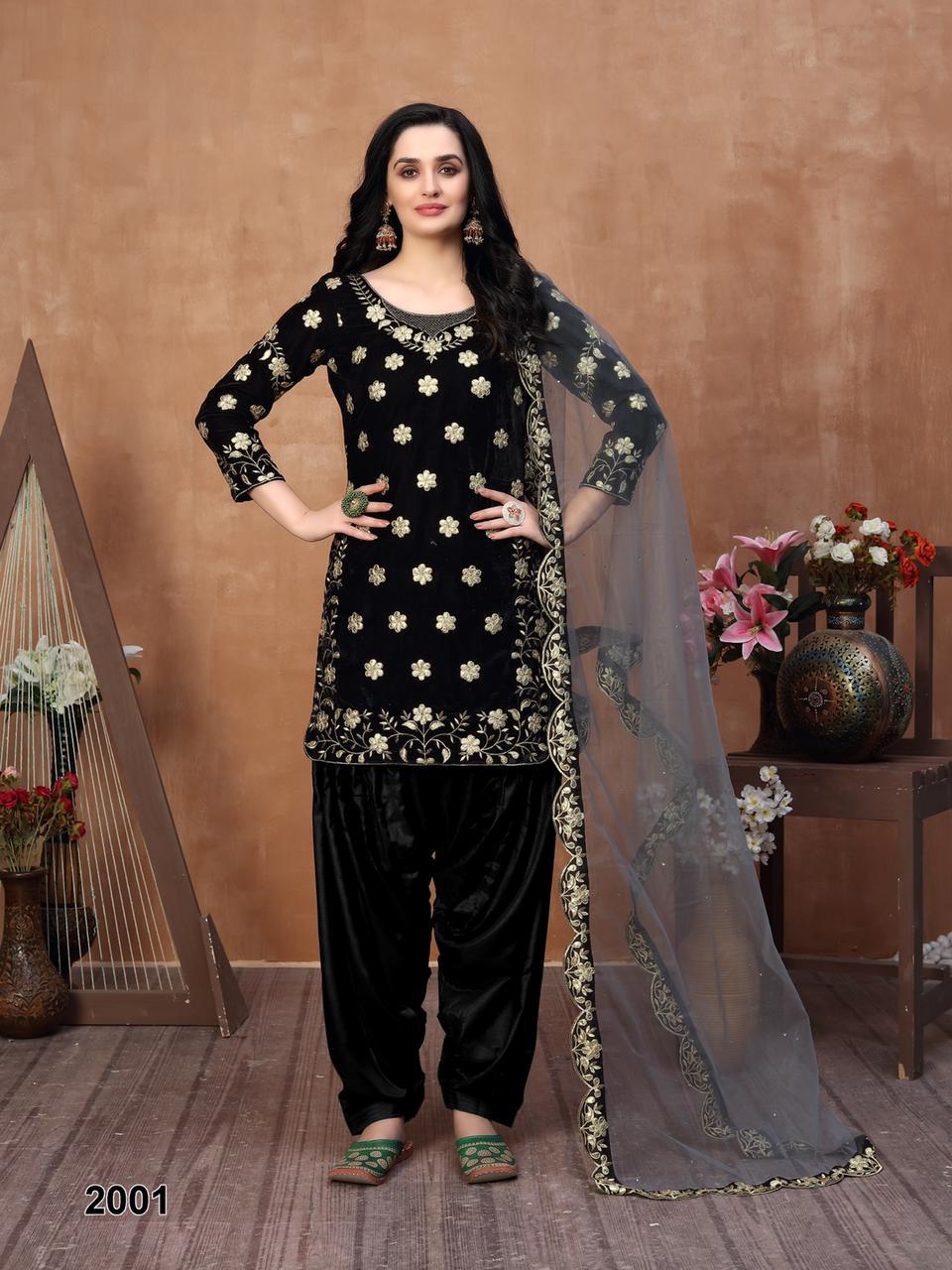 Twisha Vol-20 Designer Velvet Suit