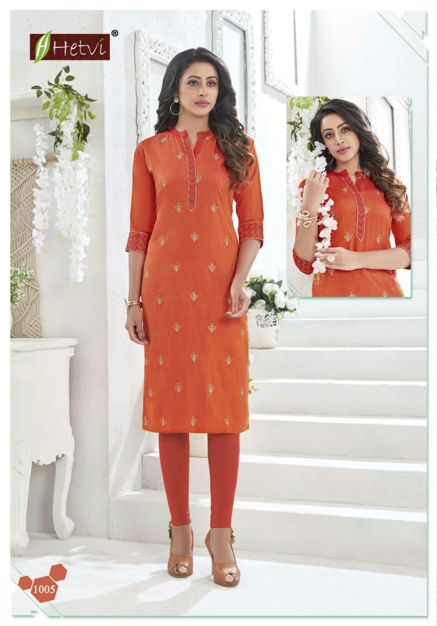 Hetvi Launch Siya Rayon Simple Plain Kurti At Lowest Rate Collections