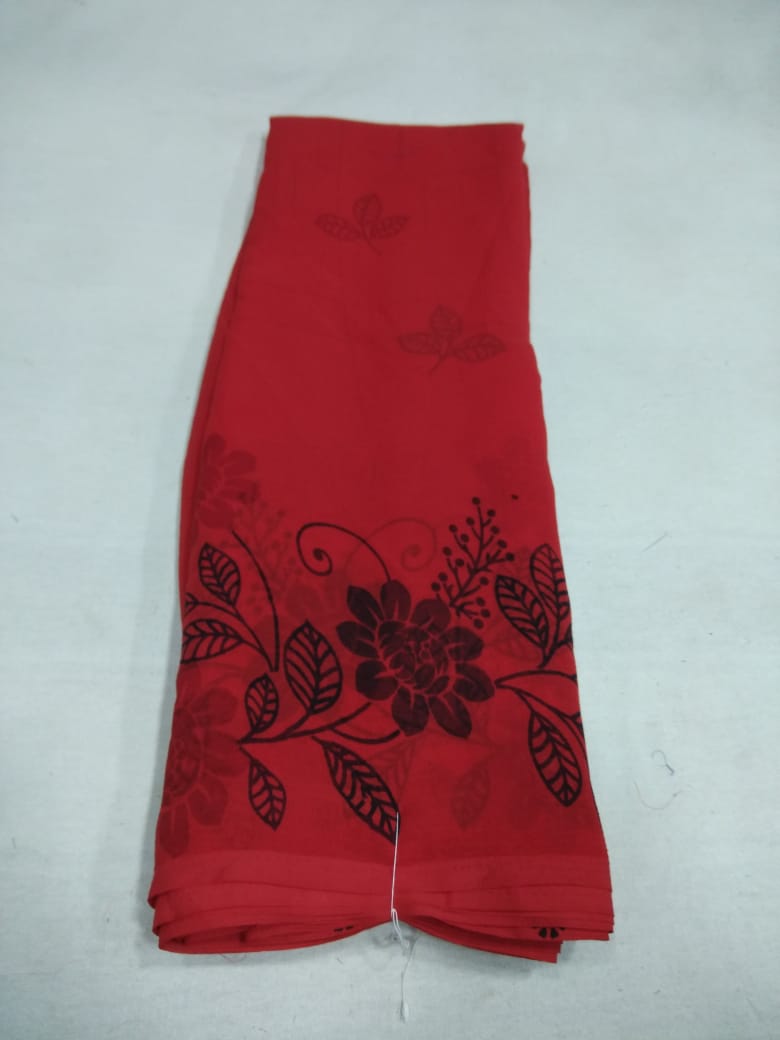 Narmada Presents Marble Casual Daily Wear Crape Saree At Chipest Price In Surat Market