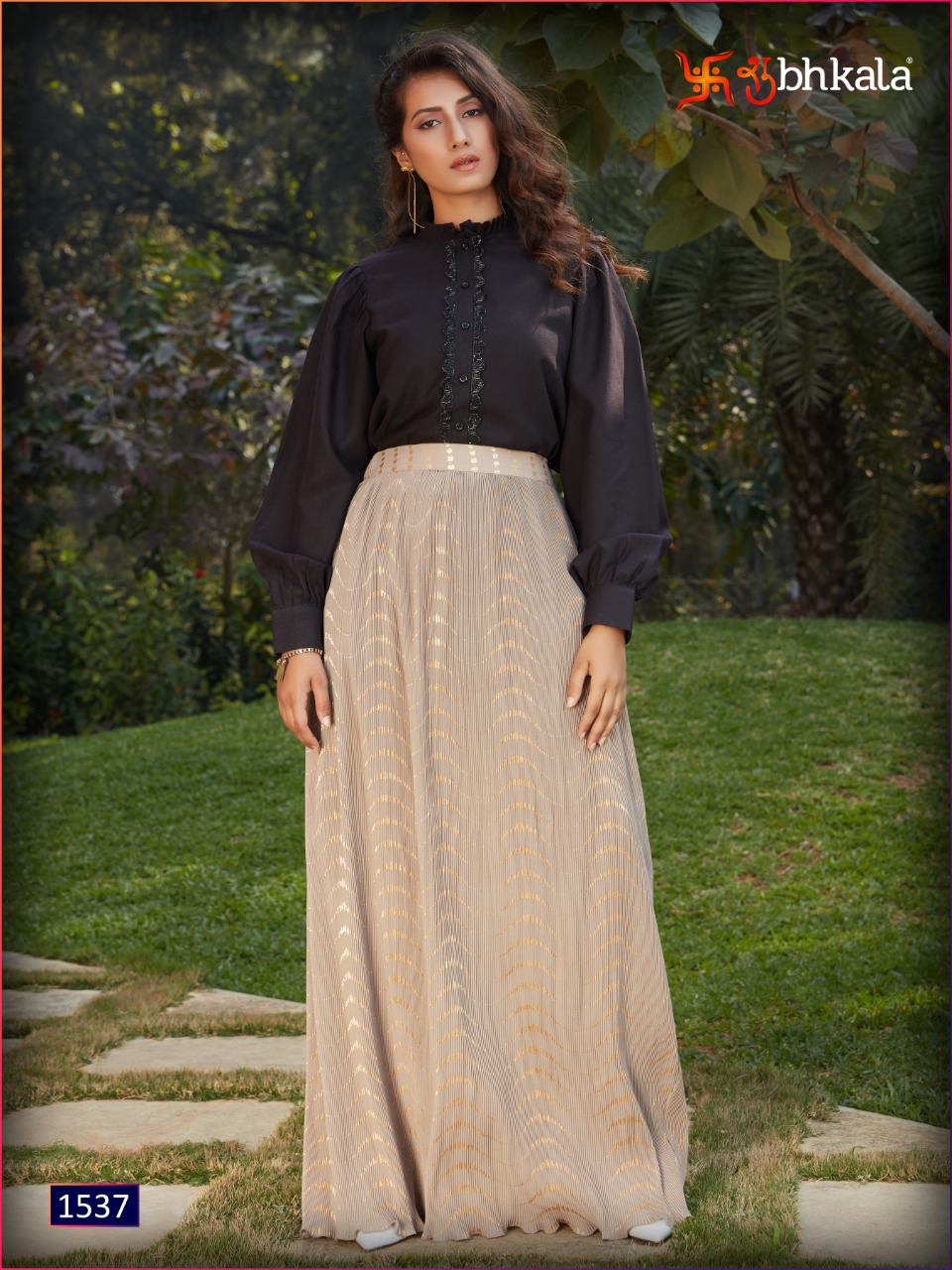 Shubhkala Frill And Flare Vol 2 Designer Imported Crop Top