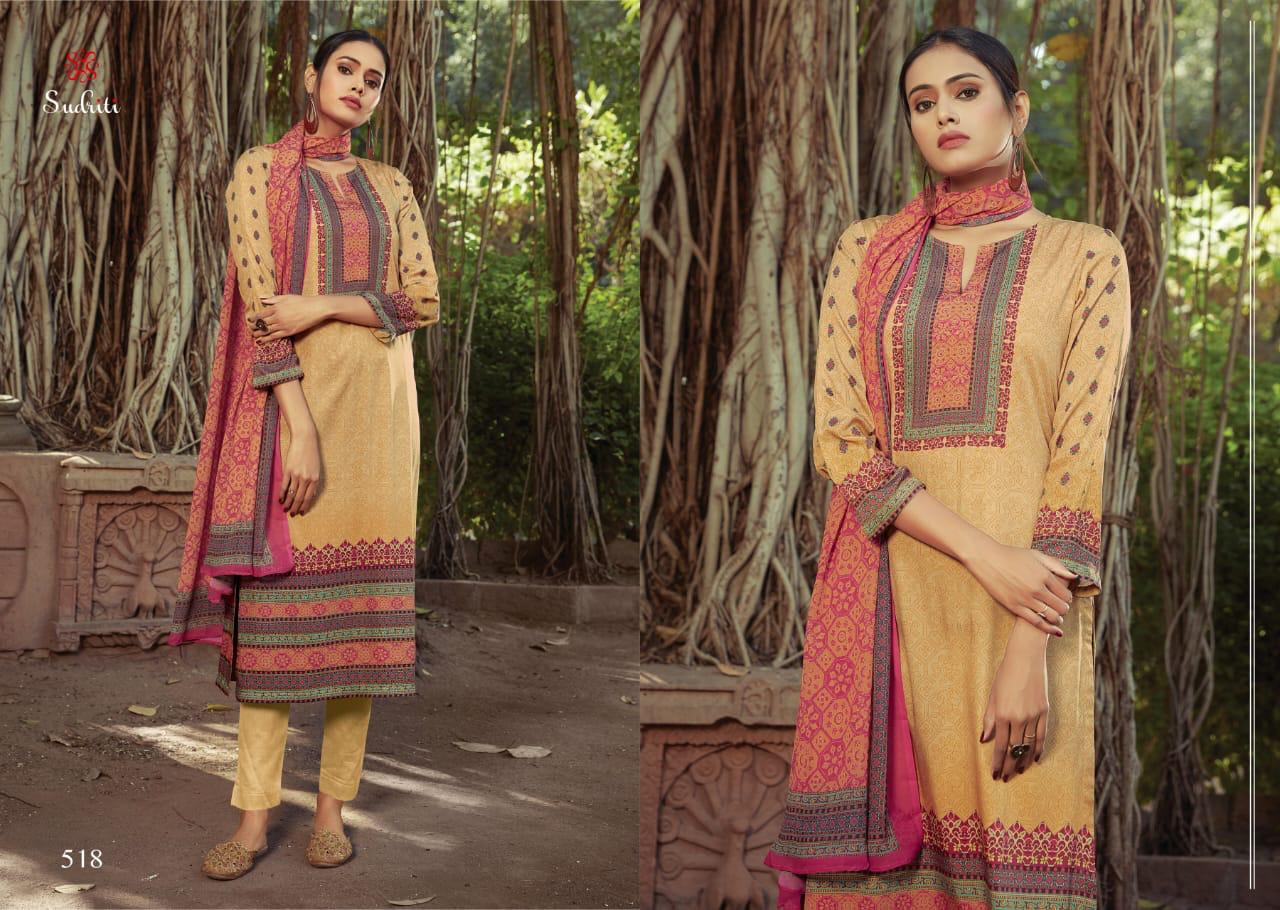 Fiza By Sudriti Crape Digital Print Charming Look Dress Materials