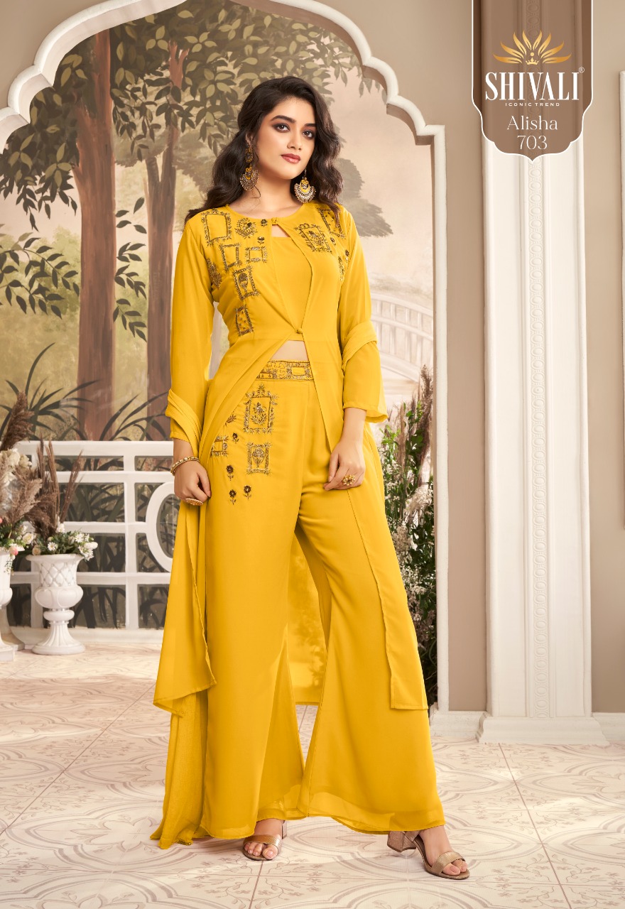 Alisha Vol 7 By Shivali Fashionable Festive Wear Western Collections Kurti