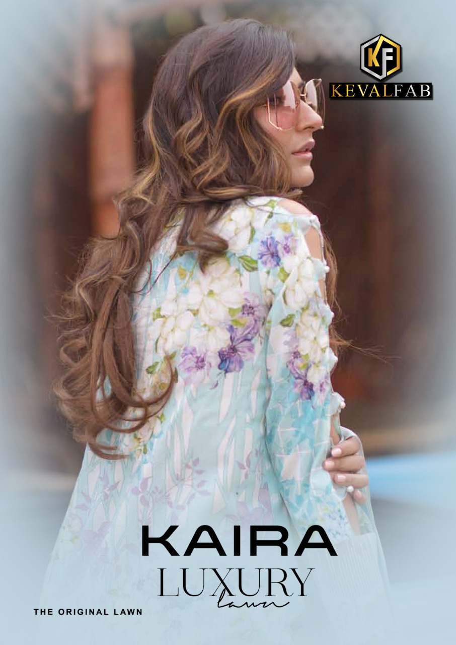 Keval Fab Kaira Luxury Lawn Printed Pure Lawn Cotton Suit