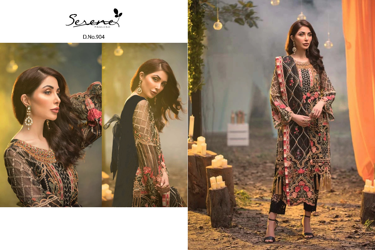 Serene Adans Melody Designer Faux Georgette Suit