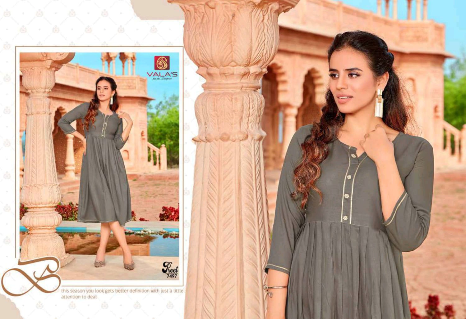 Preet By Valas Stylish Rayon Plain Classy Look Kurti Seller