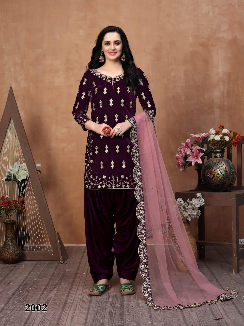 Twisha Vol-20 Designer 9000 Velvet Suit