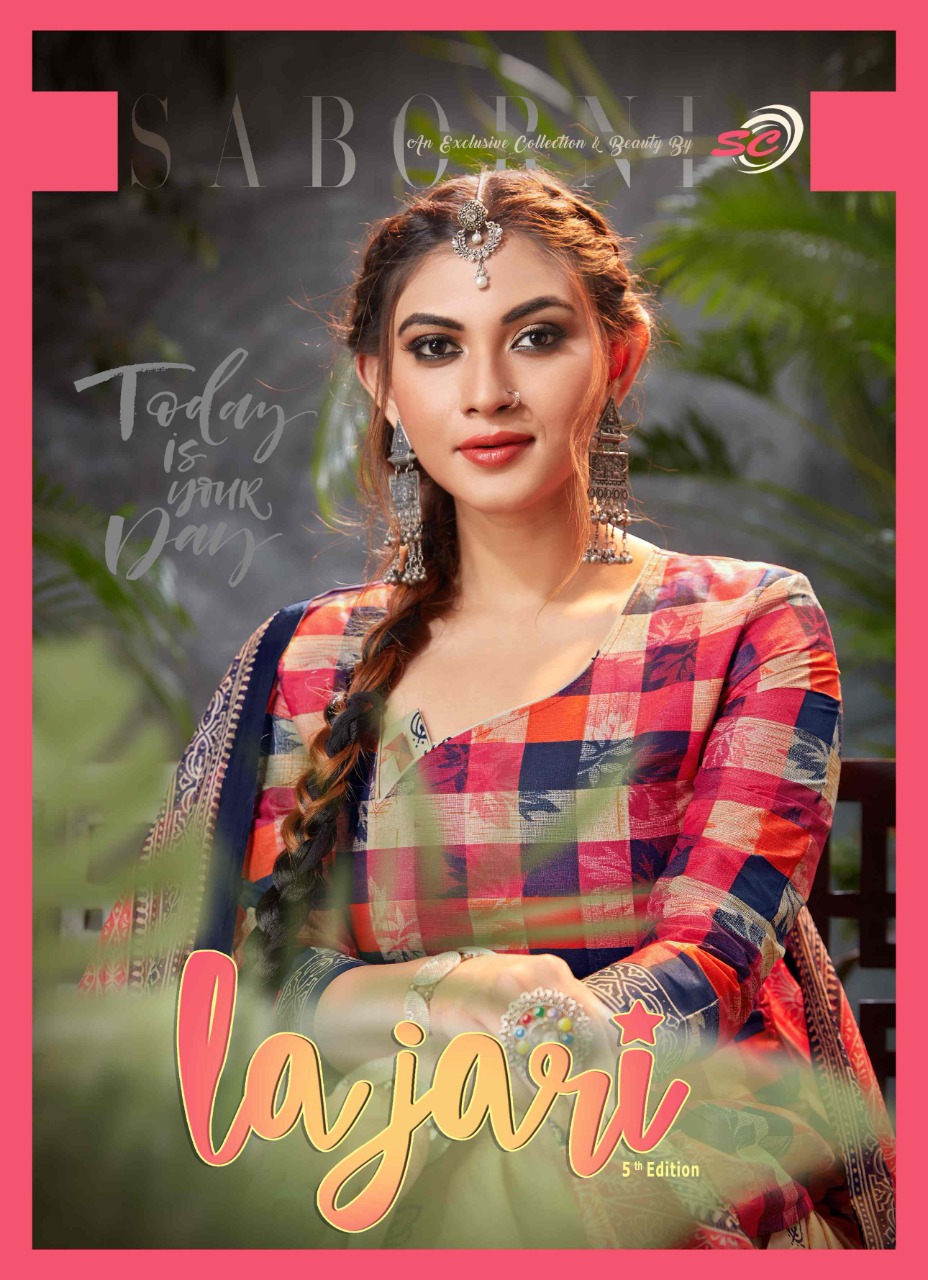 Sc Lajari Vol 5 Pure Cotton Suit