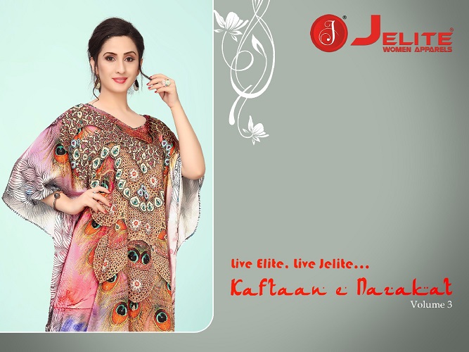 Jelite Kaftan E Nazakat Vol-3 Japan Satin Kaftan