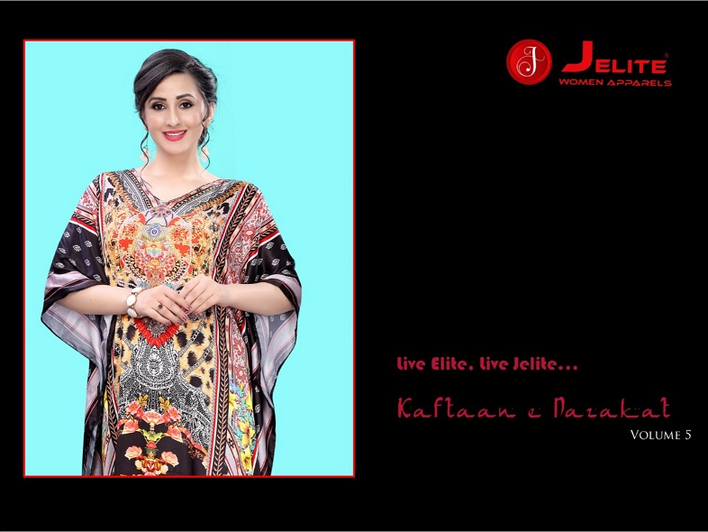 Jelite Kaftan E Nazakat Vol-5 Japan Satin Kaftan
