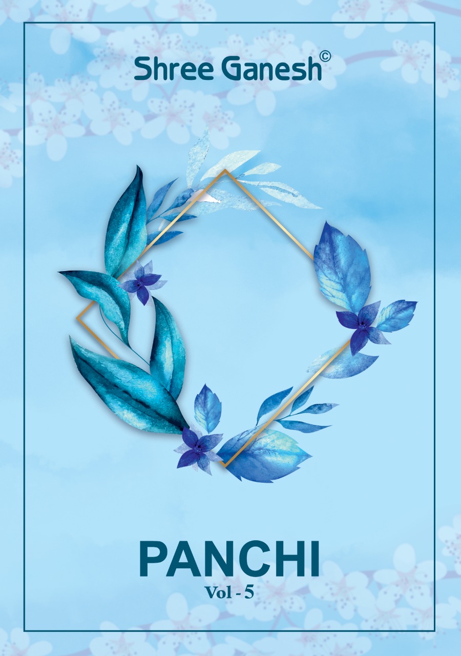 Shree Ganesh Panchi Vol 5 Cotton Print Readymade Suit