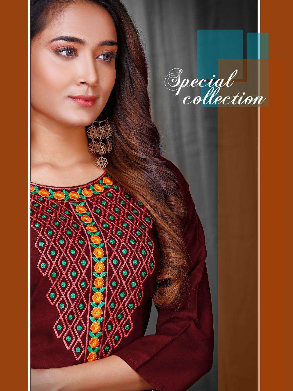 Titliyan By Gree Tamoto Heavy Rayon Readymade Collection Wholesaler Surat Inida