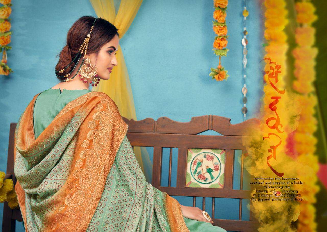 Nishant Fashion Bandhej Silk Fabulous Women Salwar Kameez Collection Best Rate