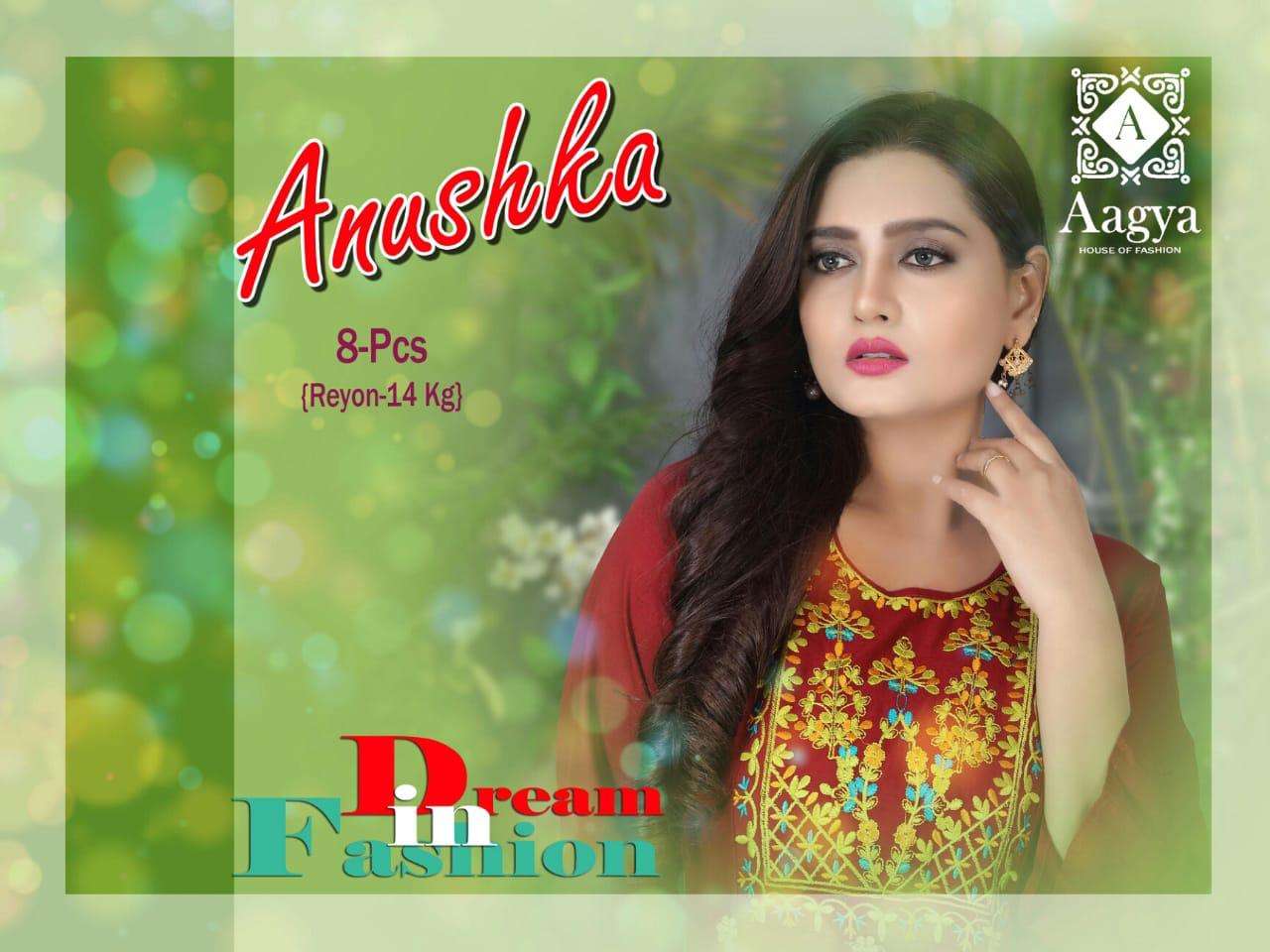 Anushka By Aagya Heavy Rayon With Work Kurti