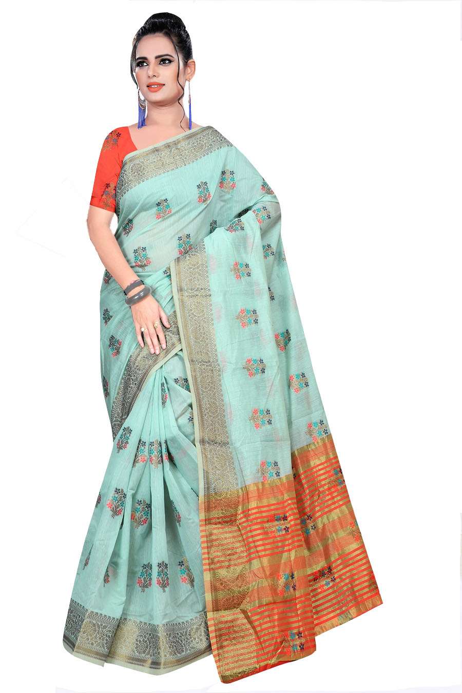 Vaamika Fashions Chocolate Silk Fancy Saris Wholesaler