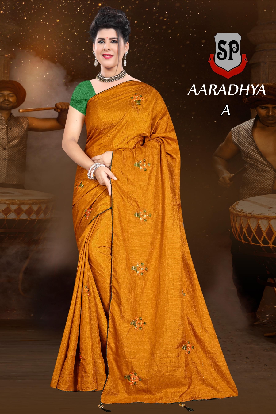Green Chilli Aaradhya Sarees Kumari Silk Saree