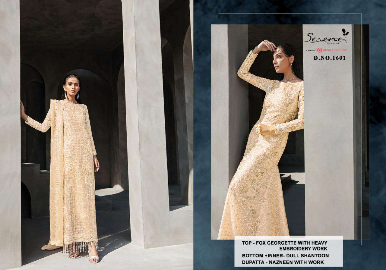 Reign By Megha Exports Georgette Embroidery Pakistani Suits Wholesaler