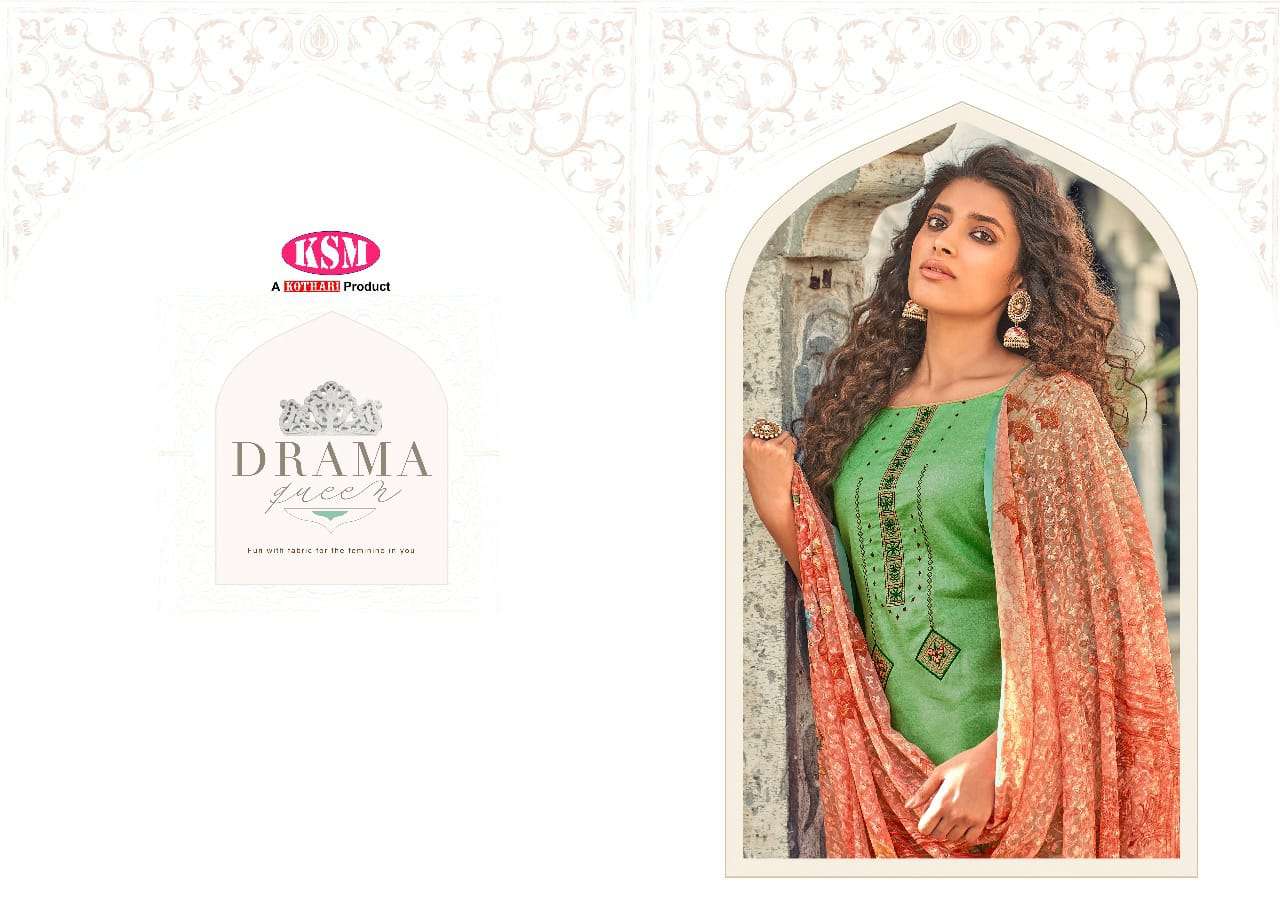 Kothari Launch Chikankari Glace Cotton Embroidery Fancy Suits Materials