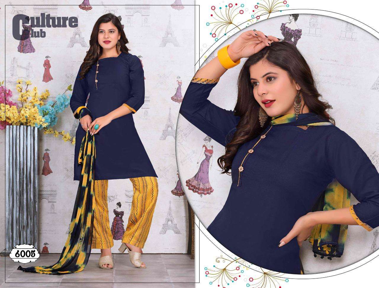 Trendy Excelletn Vol-1 Series 6001-6006 Heavy Rayon Readymade Suit