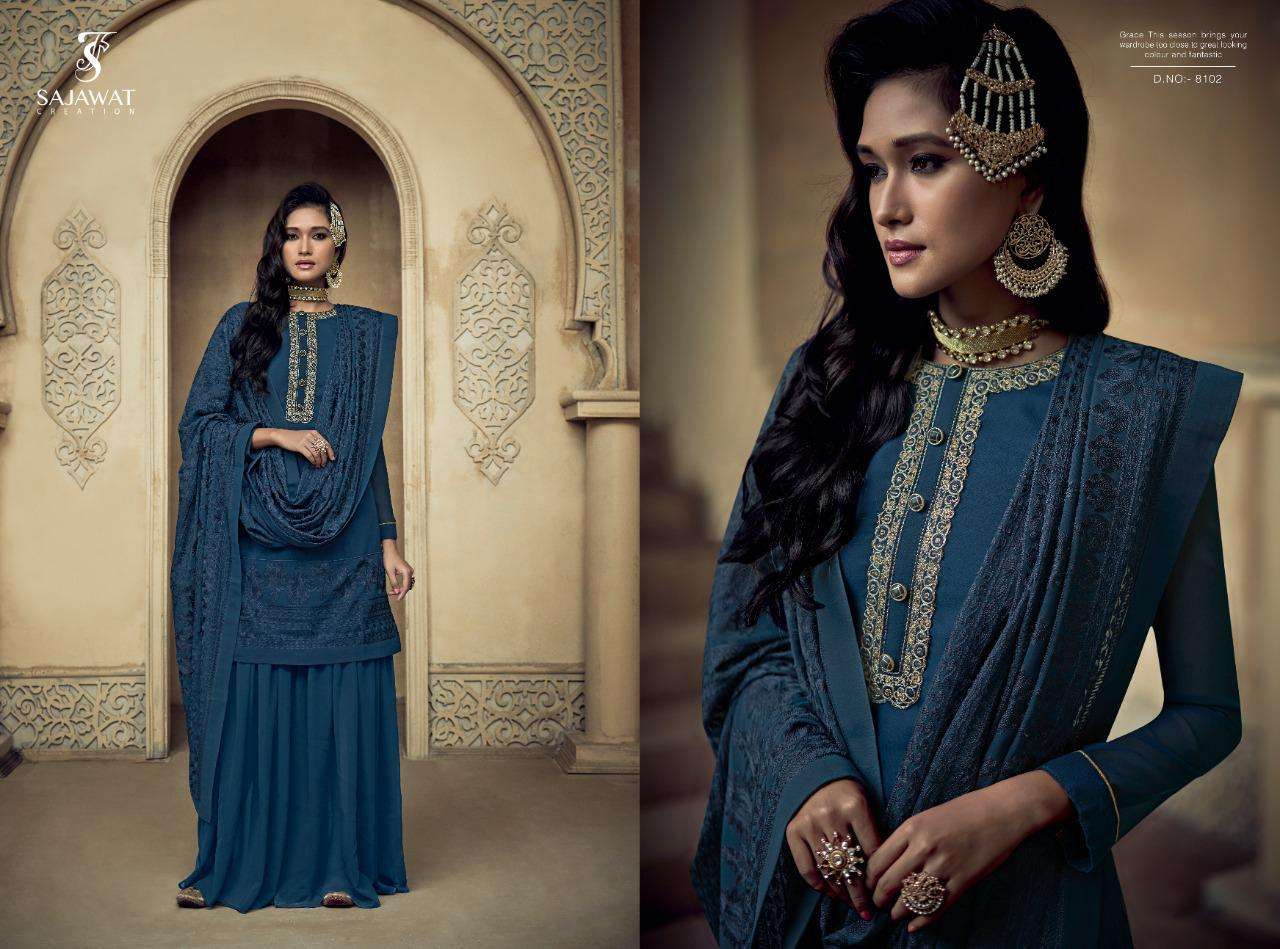 Sajawat Rajani Nx Georgette Readymade Salwar Kameez