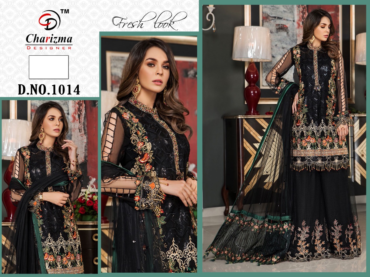 Charizma Designer Anaya Limited Edition Designer Heavy Net Suit