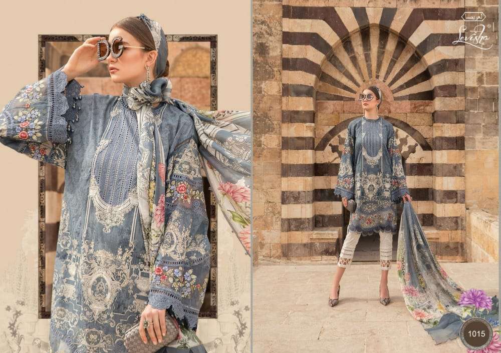 Levisha Maria B Lawn Vol-2 Series 1013-1016 Lawn Cotton Pakistani Suits