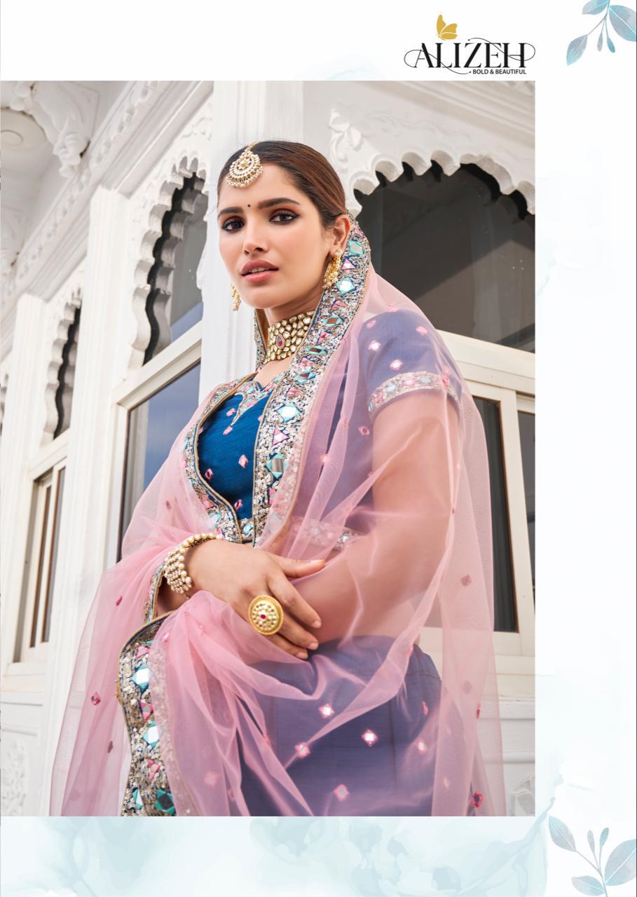 Alizeh Official Designer Heavy Silk Lehenga