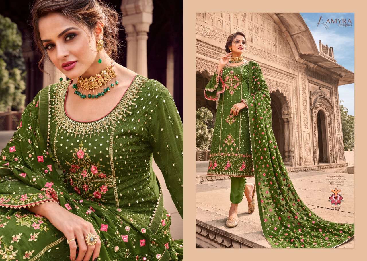 Amyra Aaina Vol 4 Designer Dresses With Heavy Dupatta Concept