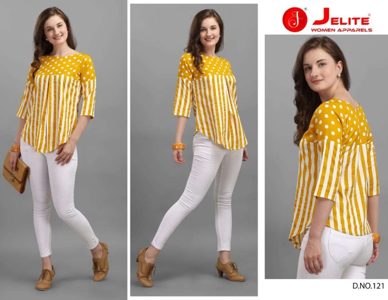 Jelite Tulip Vol 3 Short Tops For Girls