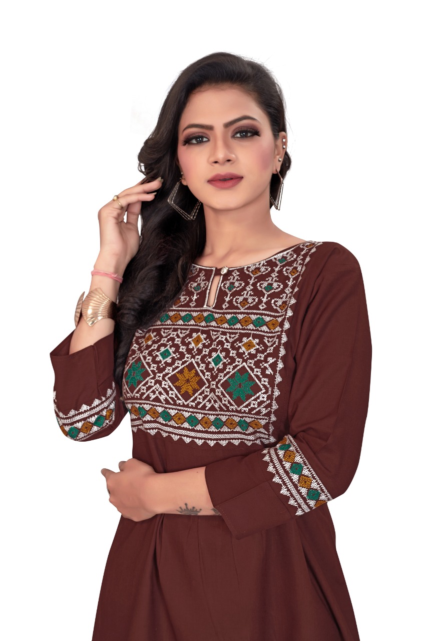 Je Rayon Designer Fashionable Ready To Wear Short Tops
