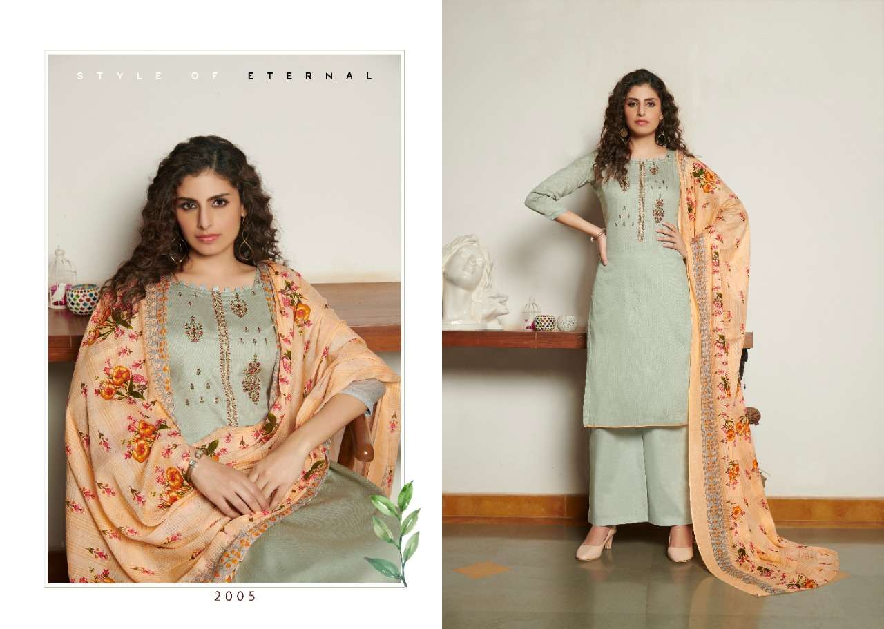 7 Clouds Nasha Vol-2 Series 2001-2008 Pure Jam Kashmiri Work Suits