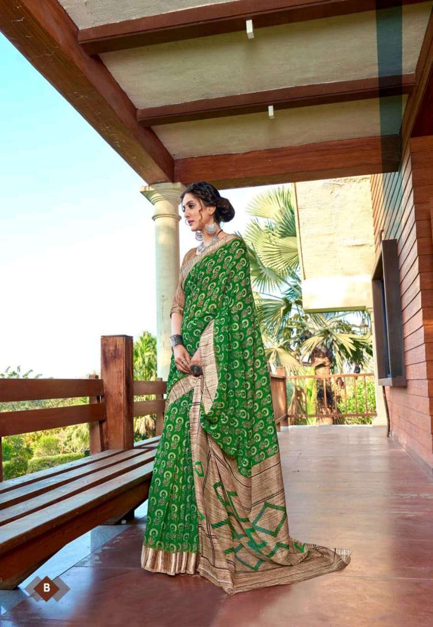 Shangrila Kanchana Hit Vol-5 Linen Cotton Printed Sarees