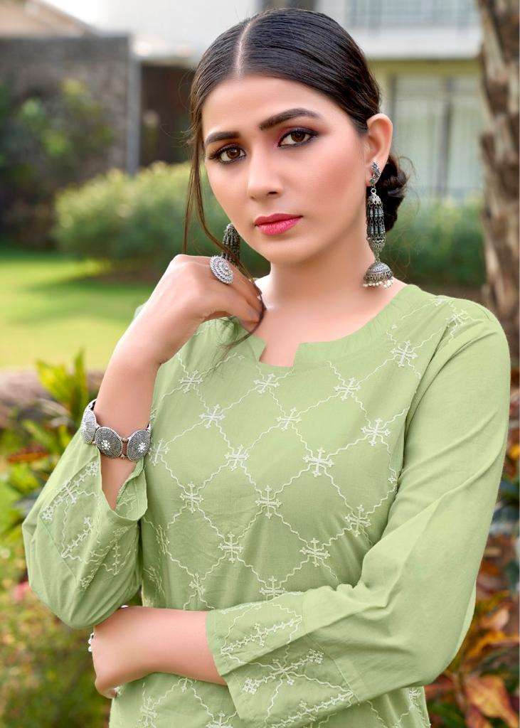 Channel 9 Shaleen Series 1001-1006 Cotton Ladies Kurta With Pant
