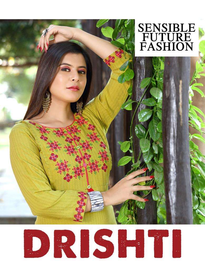 Rang Tarang Dristi Series 701-706 Heavy Rayon Kurti