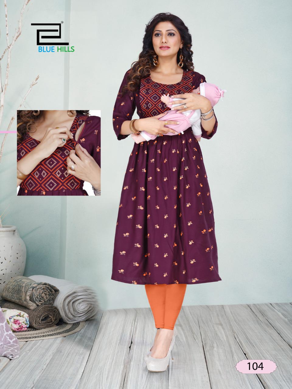 Bt-20 Designer Rayon Print Kurti