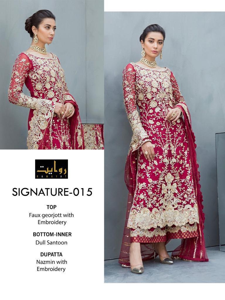 Rawayat Signature-015 Designer Faux Georgette Suit