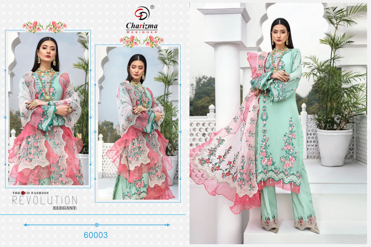 Charizma Designer Elham Mariyaam Vol-3 Designer Faux Georgette Suit
