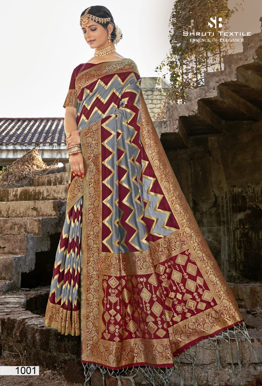 Shruti Parchai Designer Banarasi Patola Saree