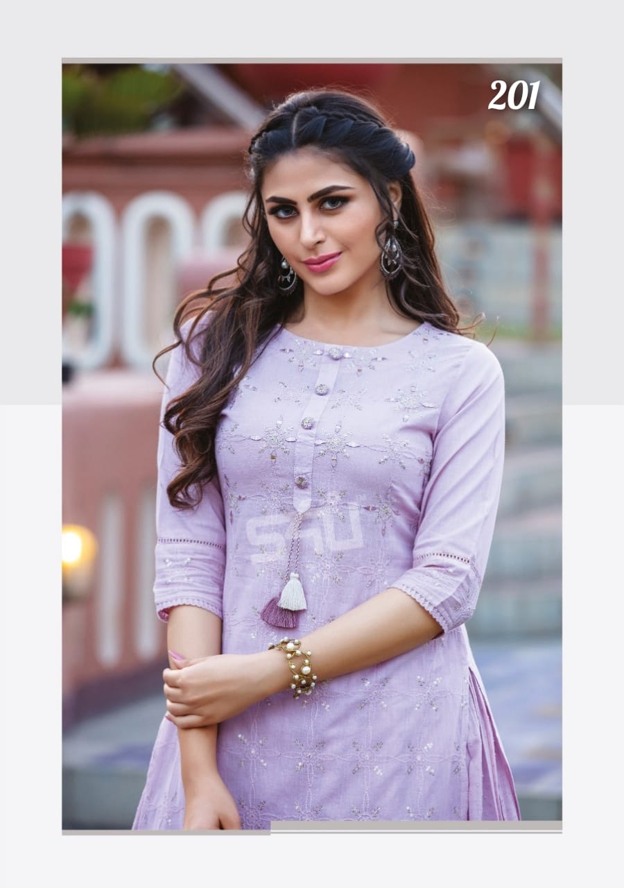 S4u Shivali Retro Skirts Vol-2 Designer Cotton Kurti